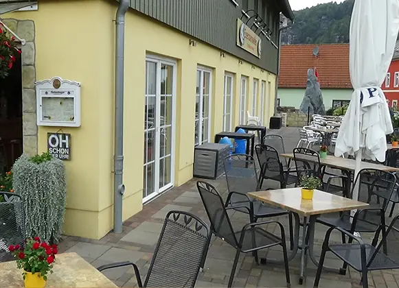 Eisenbahnwelten im Kurort Rathen - Außengastronomie, Terrasse